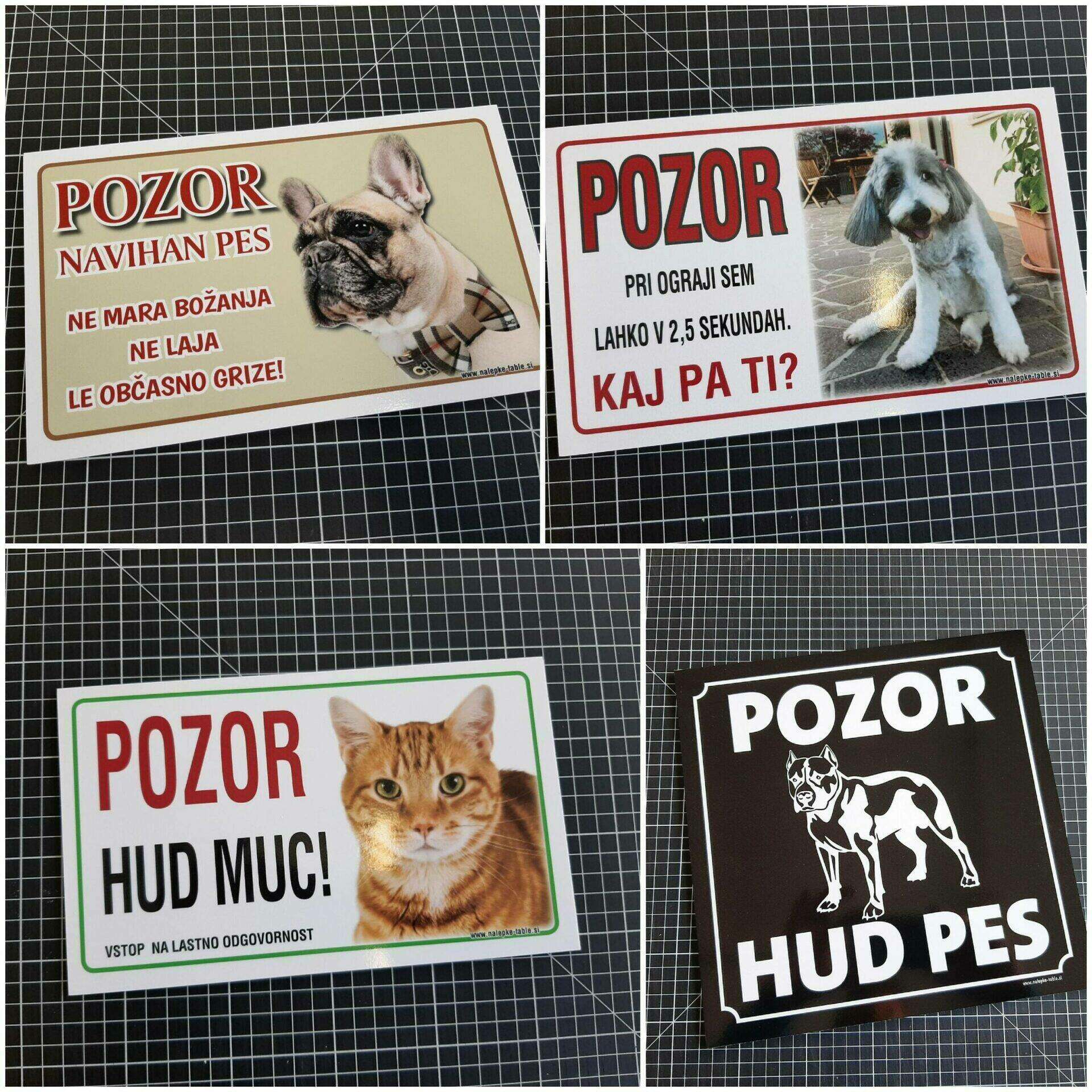 Pasja tablica po narocilu